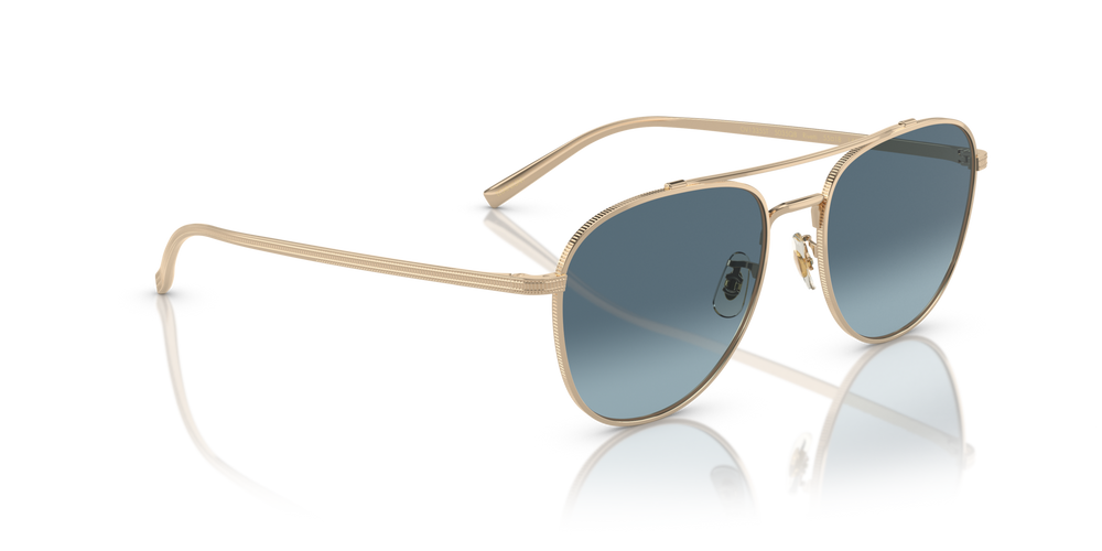 Sie Oliver Peoples Rivetti mit Gold Gestell und Blau Gläsern - bild 3