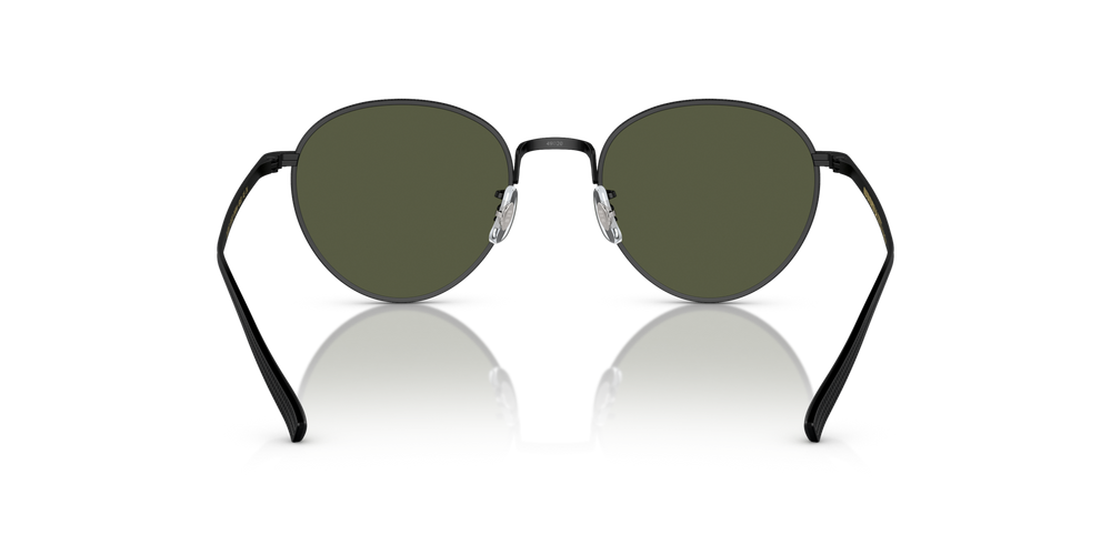Oliver Peoples Rhydian avec une monture Noir mat et des verres Vert - image 5
