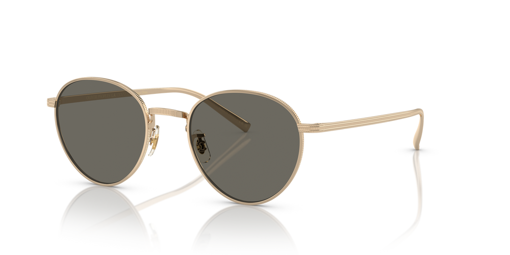 Oliver Peoples Rhydian avec une monture Or et des verres Gris - image 3
