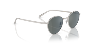 Oliver Peoples Rhydian avec une monture Argent et des verres Bleu - image 3