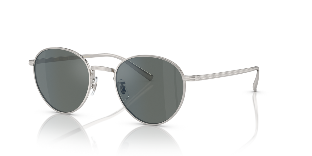 Oliver Peoples Rhydian avec une monture Argent et des verres Bleu - image 4
