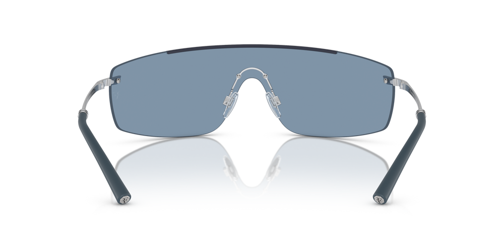 Oliver Peoples R-5 with Blue Ash/Brushed Silver frame and Blue lenses - image 5
