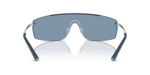 Oliver Peoples R-5 with Blue Ash/Brushed Silver frame and Blue lenses - image 5