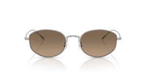 Oliver Peoples Estra avec une monture Argent et des verres Brun - image 2
