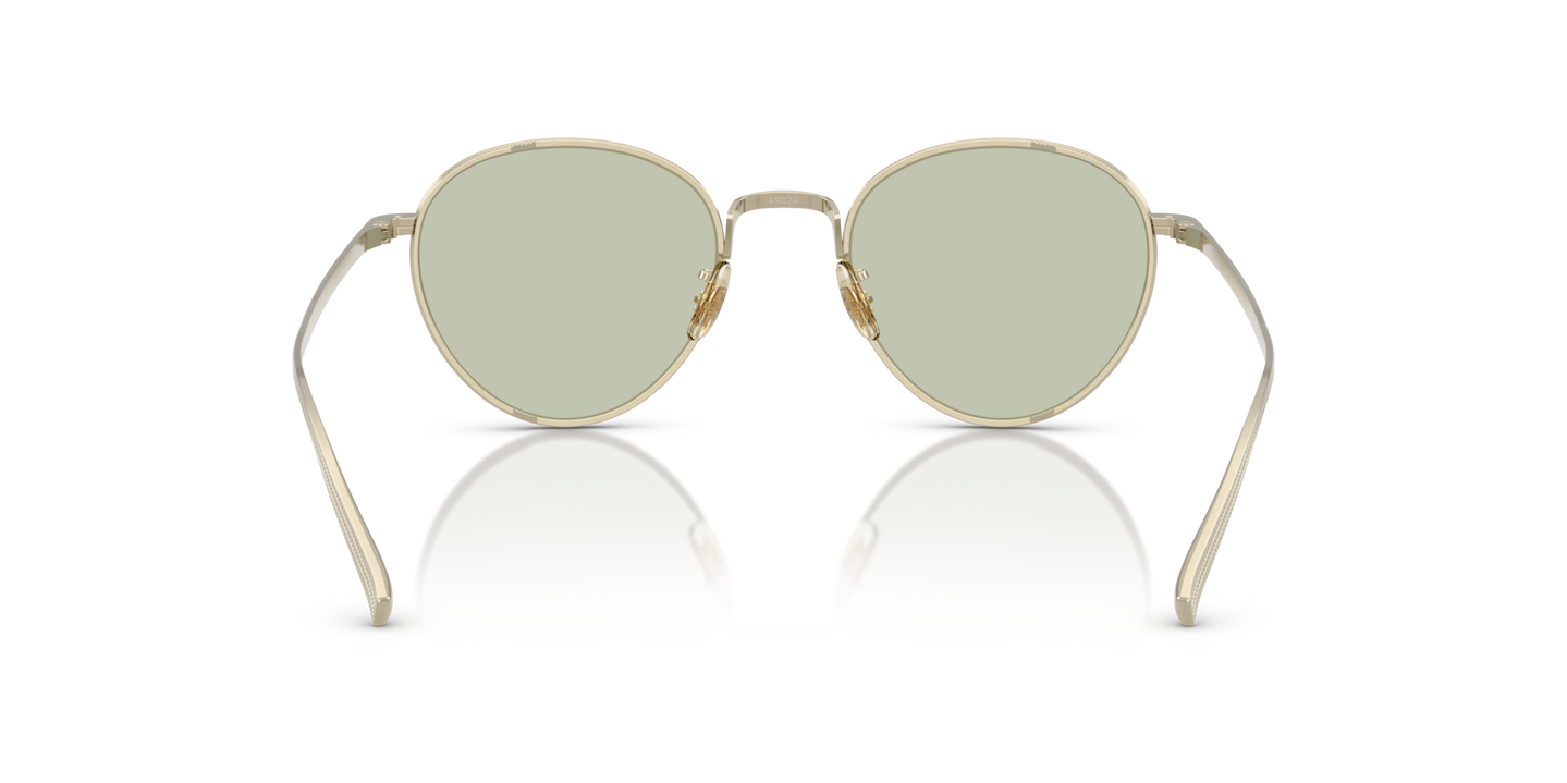 Oliver Peoples Kesner mit Weichgold gebürstet Gestell - Bild Stegplättchen