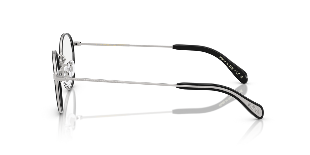 Oliver Peoples Coleridge II avec monture Argent brossé/Noir - image 4