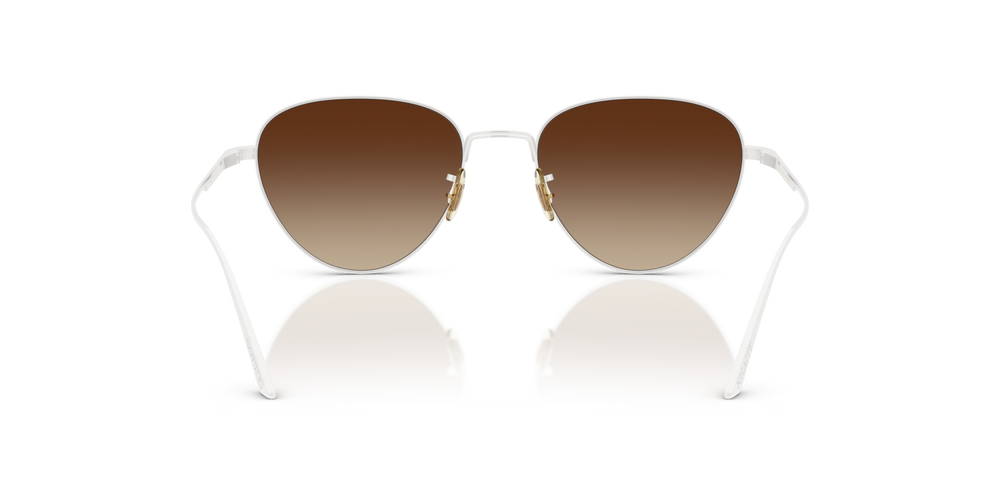 Oliver Peoples 1991C avec une monture Blanc et des verres Brun - image 5