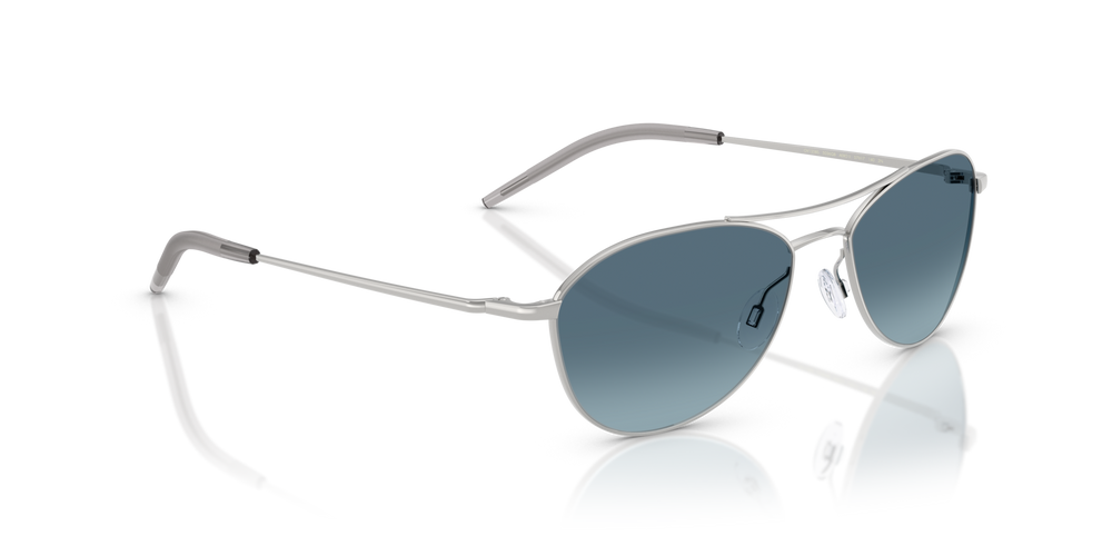 Oliver Peoples Aero II avec une monture Argent et des verres Bleu - image 3