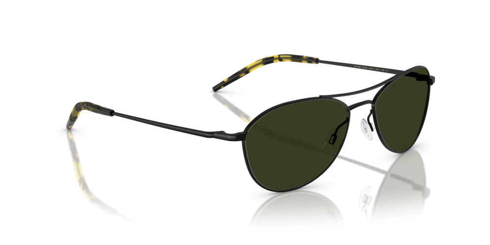 Sie Oliver Peoples Aero II mit Matt Schwarz Gestell und Grün Gläsern - bild 3