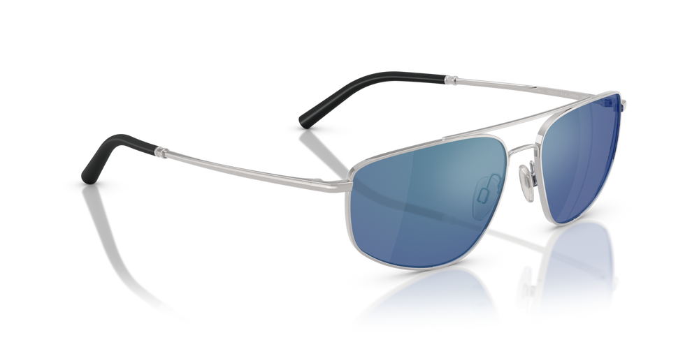 Sie Oliver Peoples R-14 mit Silber gebürstet Gestell und Blau Gläsern - bild 3