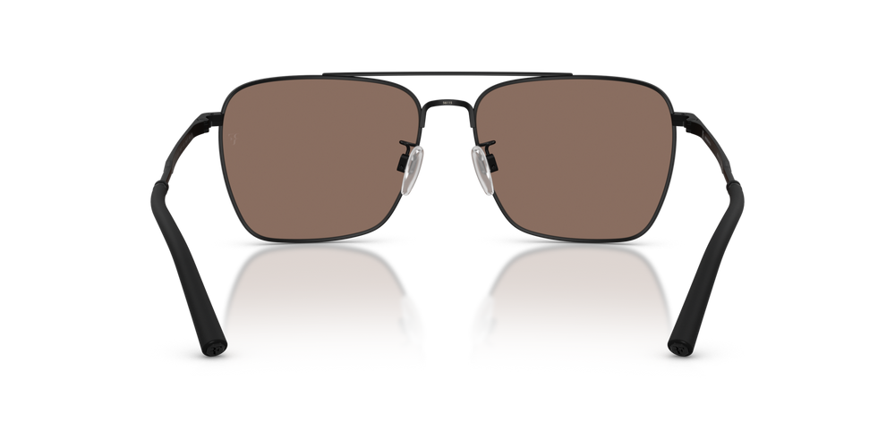 Oliver Peoples R-15 con montatura Nero Opaco e lenti  Marrone - immagine 5