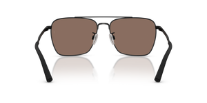 Oliver Peoples R-15 con montatura Nero Opaco e lenti  Marrone - immagine 5