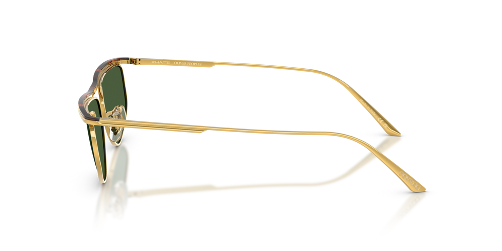 Oliver Peoples 1986C with Gold/Dark Mahogany frame and Green lenses - image 4