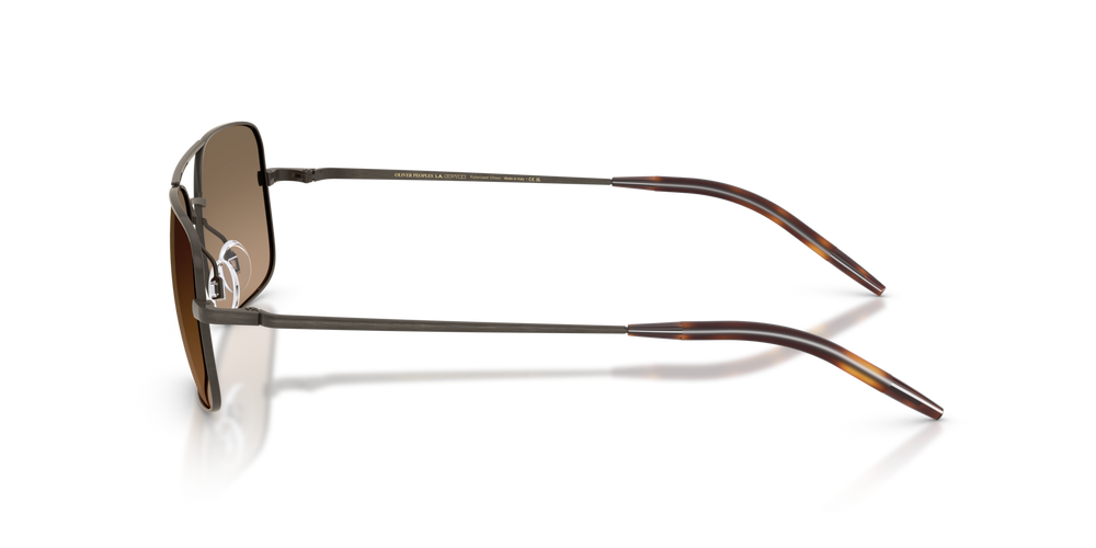 Sie Oliver Peoples Victory II mit Zinn Gestell und Braun Gläsern - bild 4