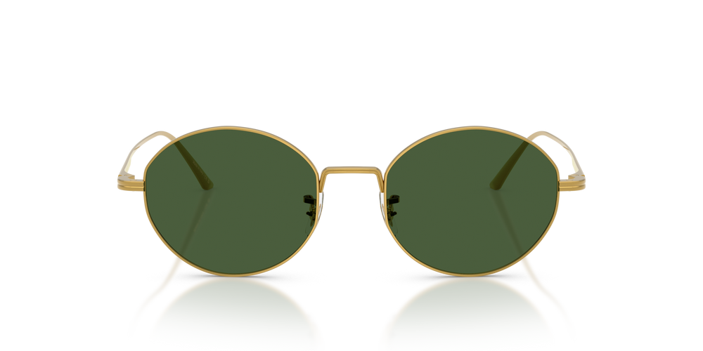 Oliver Peoples 1994C、ゴールドフレーム、グリーンレンズ - 画像 2