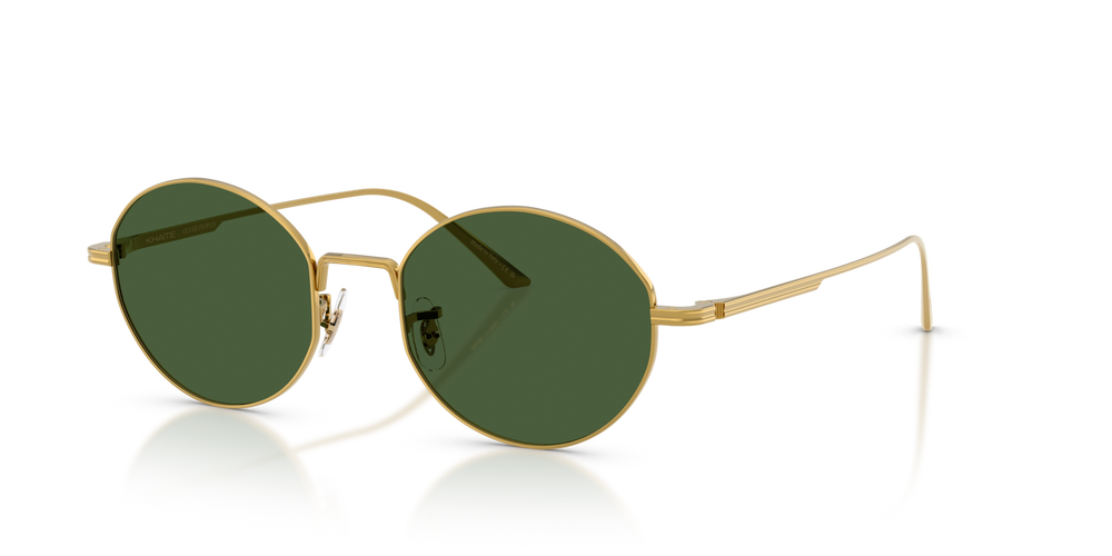 Oliver Peoples 1994C、ゴールドフレーム、グリーンレンズ - 画像 1