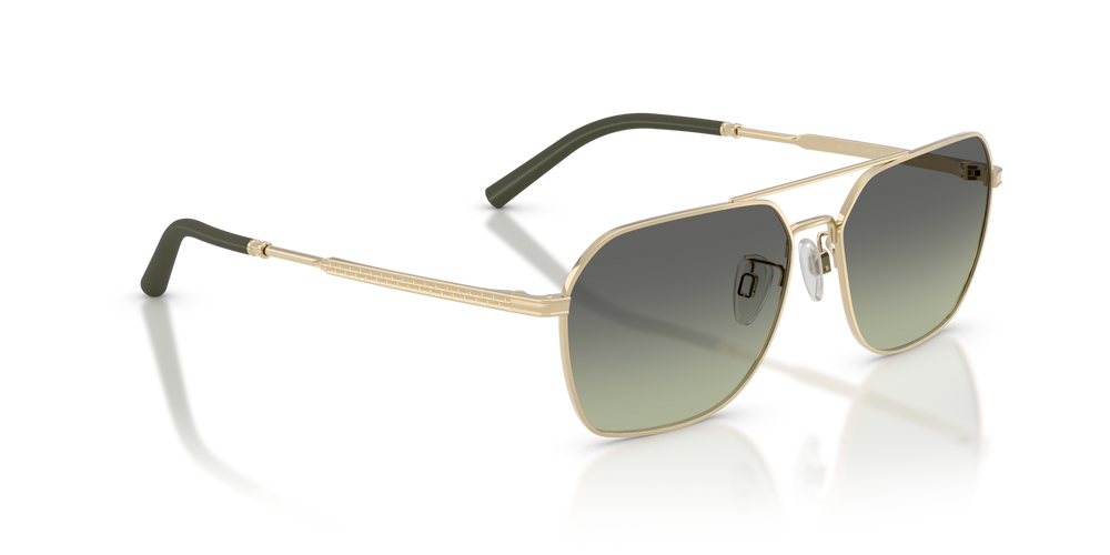 Oliver Peoples R-17 con montura Oro Cepillado y lentes Verde - imagen 3