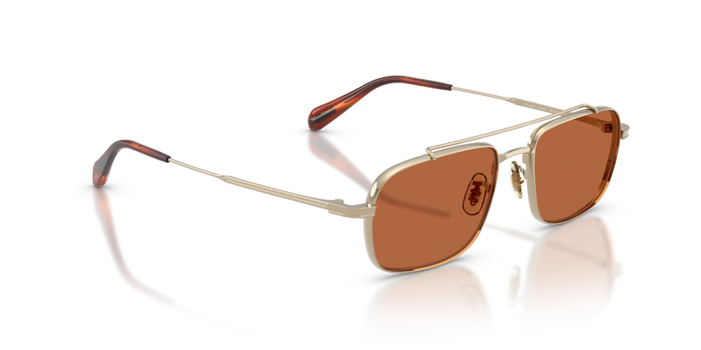 Oliver Peoples Caylor avec une monture Or et des verres Orange - image 3