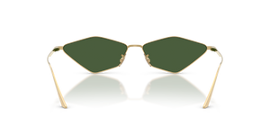 Sie Oliver Peoples 2001C mit Gold Gestell und Grün Gläsern - bild 5