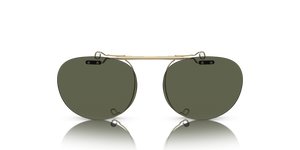 Sie Oliver Peoples Riley-R Flip-Up Clip mit Gold gebürstet Gestell und Grün Gläsern - bild 7