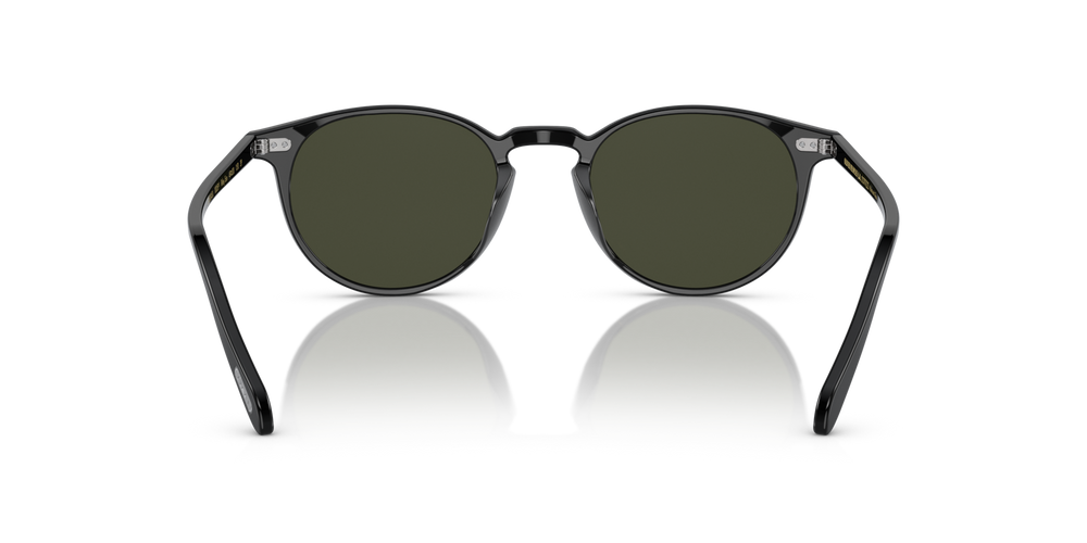 Sie Oliver Peoples Riley Sun mit Schwarz Gestell und Grün Gläsern - bild 5