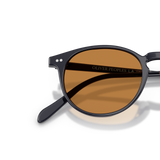 Sie Oliver Peoples Riley Sun mit Havana Indigo Gestell und Braun Gläsern - Variant