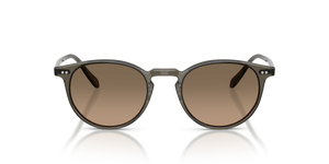 Oliver Peoples Riley Sun avec une monture Inkwell et des verres Brun - image 2