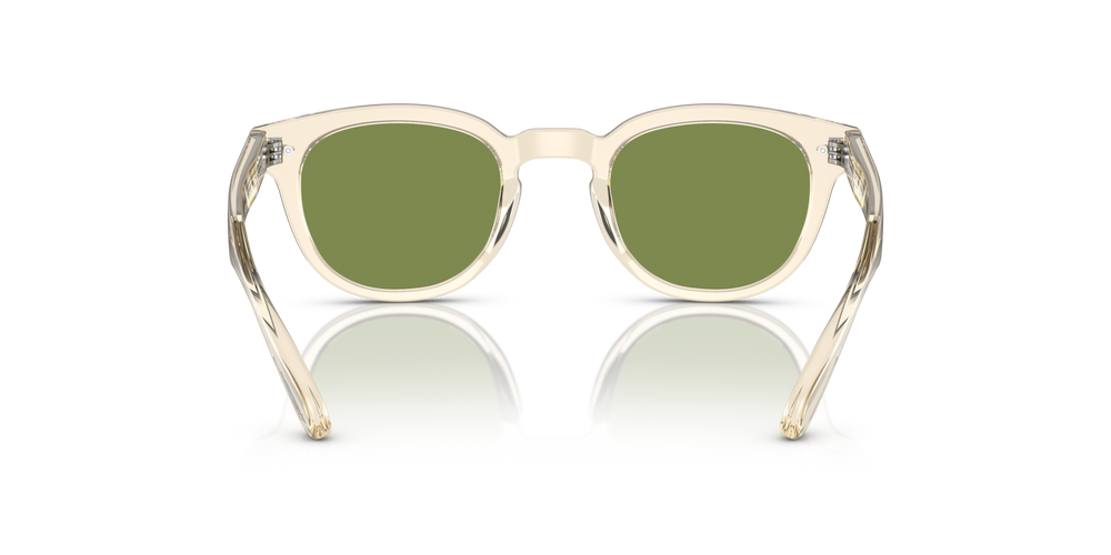 Oliver Peoples Sheldrake Sun-F avec une monture Chamois et des verres Vert - image 5