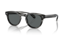 Sie Oliver Peoples Sheldrake Sun Low Bridge Fit mit Kohlschwarz Tortoise Gestell und Grau Gläsern - bild 1