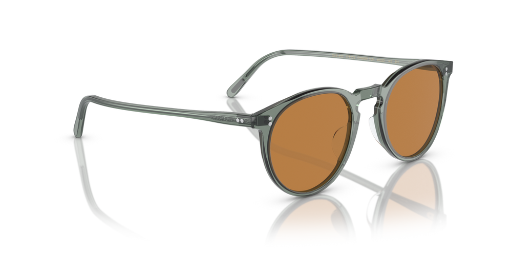 Sie Oliver Peoples O'Malley Sun mit Dusty Aqua Gestell und Braun Gläsern - bild 3