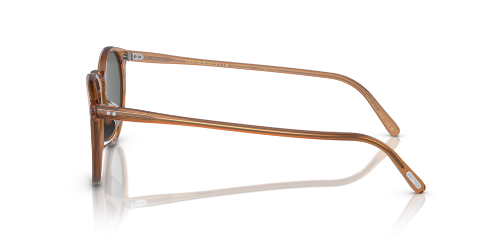 Oliver Peoples O'Malley Sun avec une monture Carob et des verres Bleu - image 4