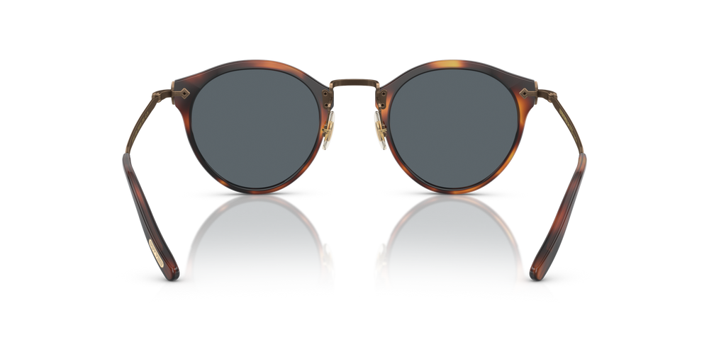Sie Oliver Peoples OP-505 Sun mit Mahogani dunkel-Bronze Gestell und Blau Gläsern - bild 5