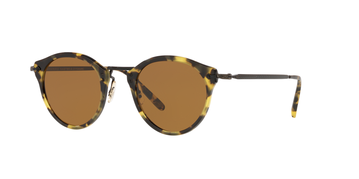 Oliver Peoples OP-505 Sun with Vintage DTBK frame and Brown lenses - Image Lenses