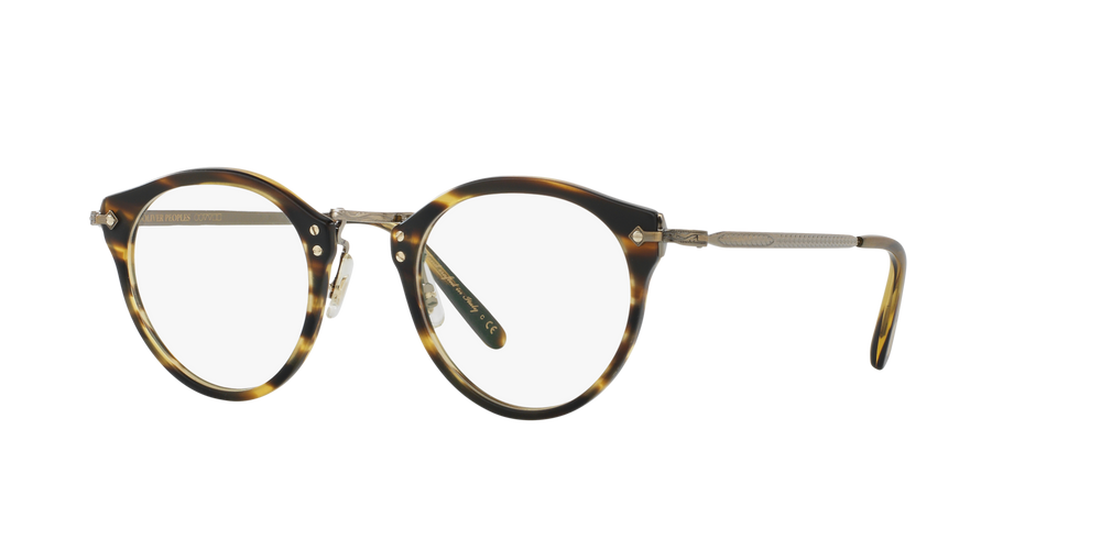 Oliver Peoples OP-505 mit Semi-Matte Cocobolo-Antique Gold Gestell - bild 2