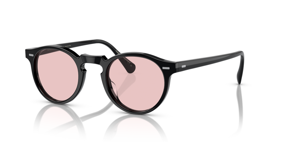 Sie Oliver Peoples Gregory Peck Sun Limited Edition mit Schwarz Gestell und Rosa Gläsern - bild 3