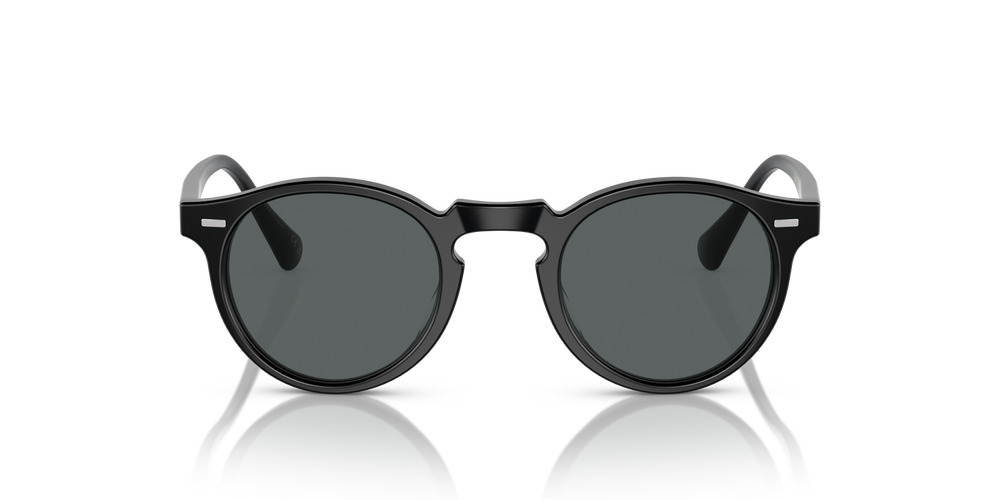 Oliver Peoples Gregory Peck Sun avec une monture Semi-Matte Black et des verres Gris - image 2
