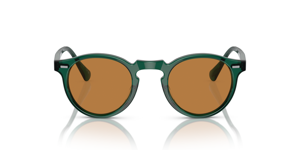 Sie Oliver Peoples Gregory Peck Sun Limited Edition mit Translucent Dark Teal Gestell und Braun Gläsern - bild 2