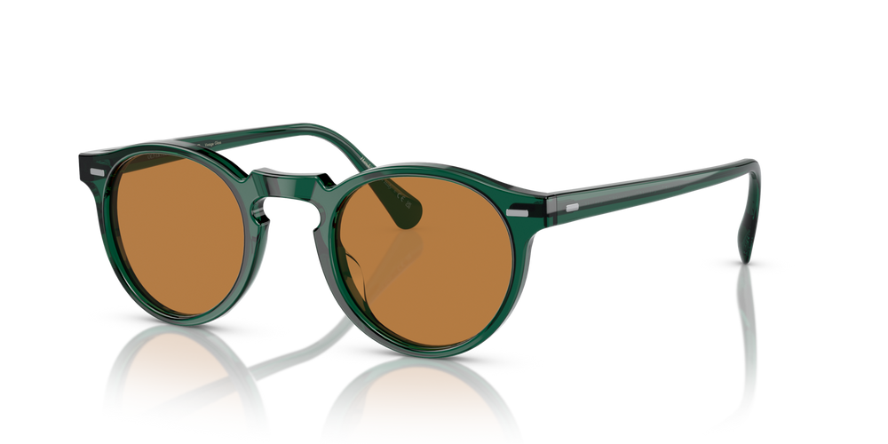 Sie Oliver Peoples Gregory Peck Sun Limited Edition mit Translucent Dark Teal Gestell und Braun Gläsern - bild 1
