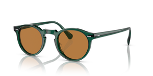 Sie Oliver Peoples Gregory Peck Sun Limited Edition mit Translucent Dark Teal Gestell und Braun Gläsern - bild 1