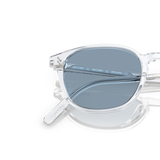 Sie Oliver Peoples Fairmont Sun mit Kristall Gestell und Blau Gläsern - Variant