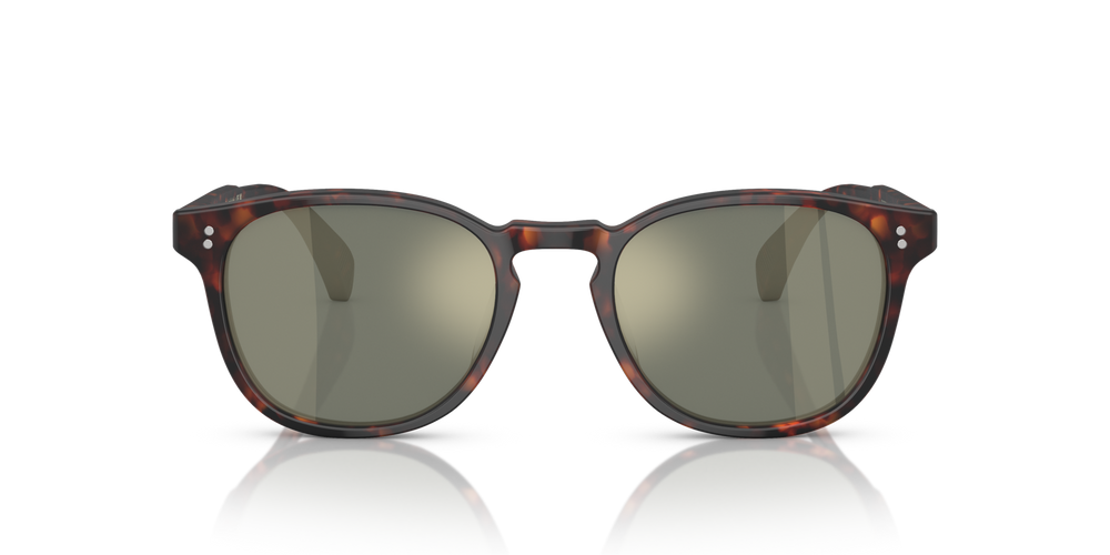 Sie Oliver Peoples Finley Esq. Sun mit Sand Tortoise halbmatt Gestell und Grün Gläsern - bild 2