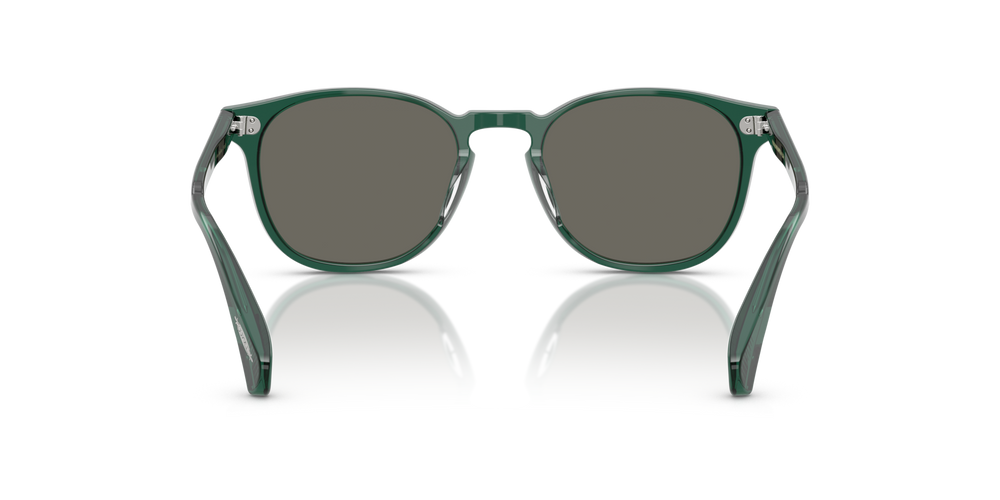 Sie Oliver Peoples Finley Esq. Sun mit Translucent Dark Teal Gestell und Grau Gläsern - bild 5