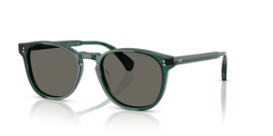 Sie Oliver Peoples Finley Esq. Sun mit Translucent Dark Teal Gestell und Grau Gläsern - bild 1