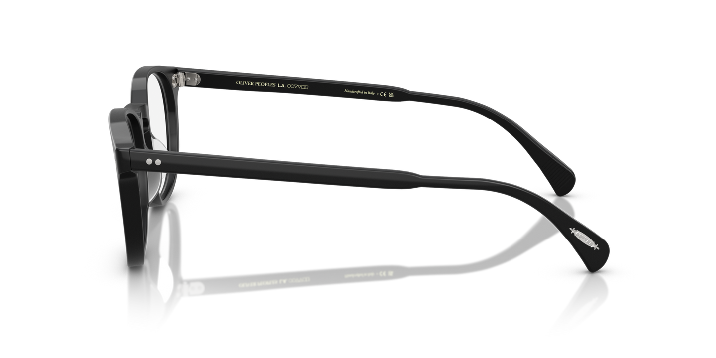 Oliver Peoples Finley Esq. avec monture Noir semi-mat - Image Charnière