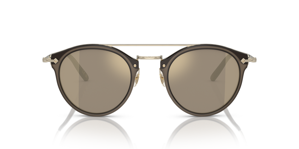Oliver Peoples Remick con montatura Grigio talpa-Oro spazzolato e lenti  Marrone - immagine 2