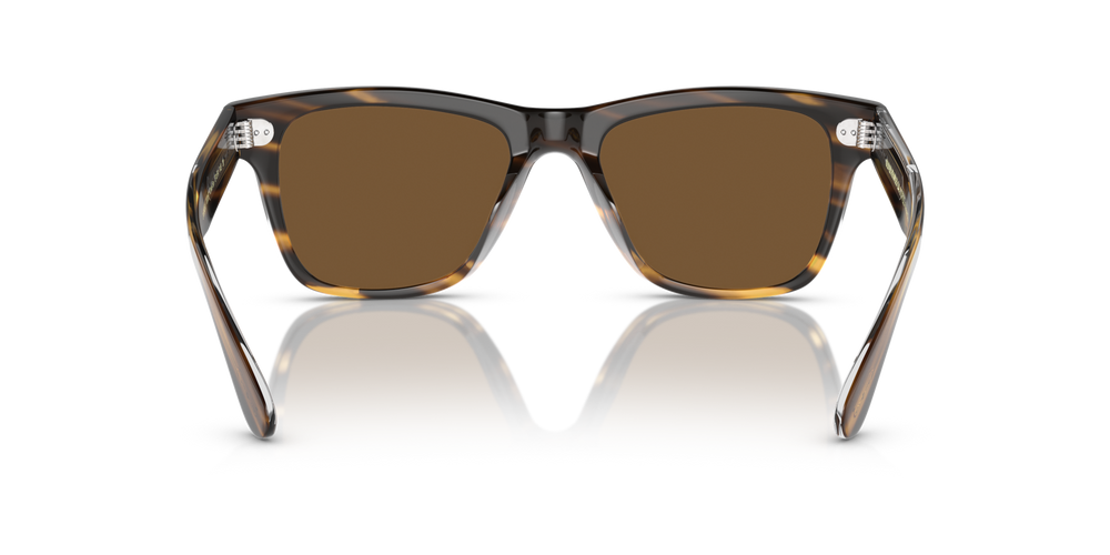 Oliver Peoples Oliver Sun avec une monture Cocobolo et des verres Brun - image 5