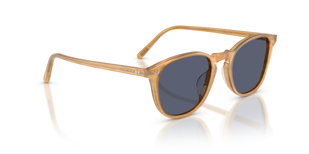 Oliver Peoples Forman L.A Exclusive with Semi-Matte Goldwood frame and Blue lenses - image 3