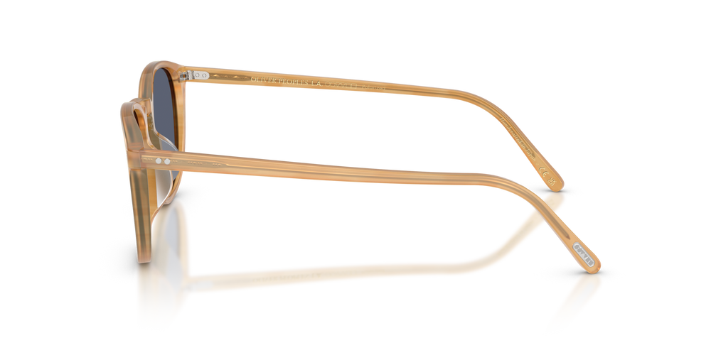 Oliver Peoples Forman L.A Exclusive with Semi-Matte Goldwood frame and Blue lenses - image 4