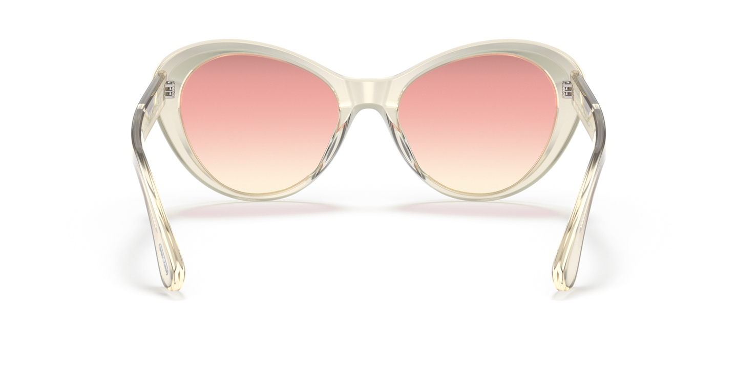 Oliver Peoples Zarene con montatura Citrino Chiaro e lenti  Rosa - Immagine Naselli