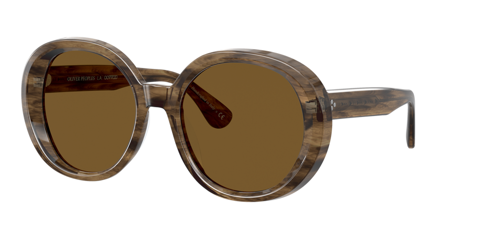 Oliver Peoples Leidy avec une monture Smoke Sépia et des verres Brun - image 1